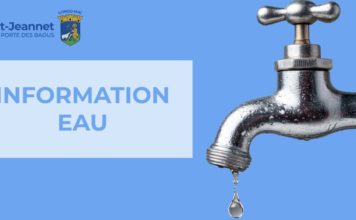 💧 Information – qualité de l’eau à Saint-Jeannet