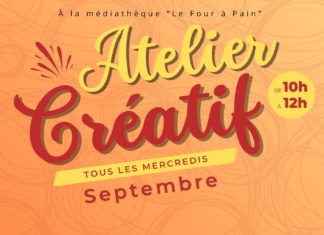 🎨 ATELIER CRÉATIF À LA MÉDIATHÈQUE LE FOUR À PAIN 📚