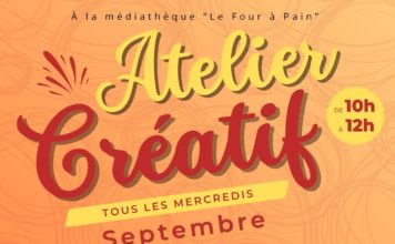 🎨 ATELIER CRÉATIF À LA MÉDIATHÈQUE LE FOUR À PAIN 📚