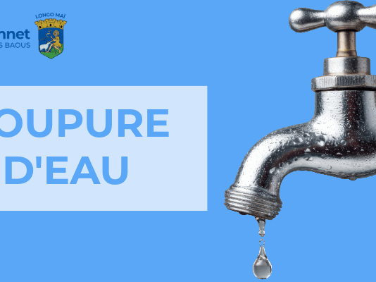 Coupure d’eau urgente