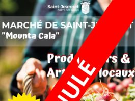 📢 ANNULATION DU MARCHÉ DE SAINT-JEANNET