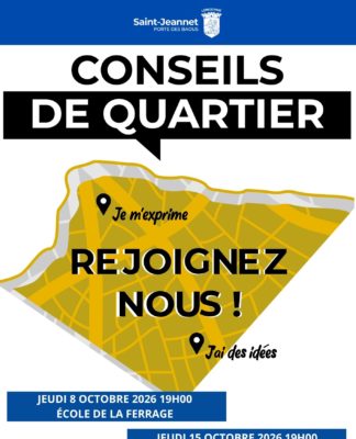 CONSEILS DE QUARTIER – SAINT-JEANNET