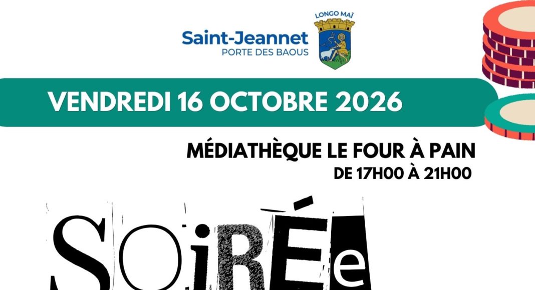 🎲 SOIRÉE JEUX – VENDREDI 16 OCTOBRE ! 🎲