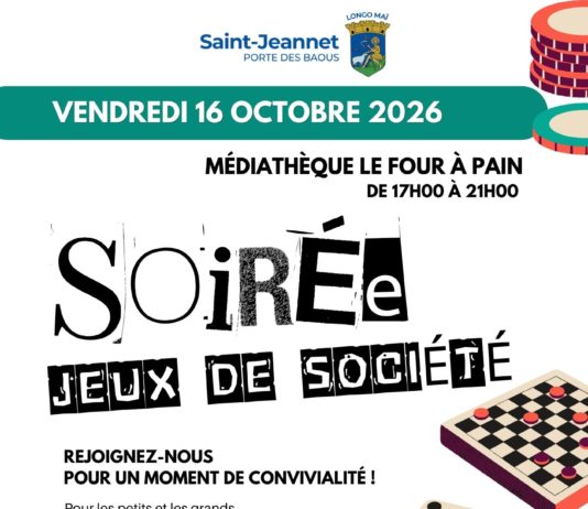 🎲 SOIRÉE JEUX – VENDREDI 16 OCTOBRE ! 🎲
