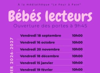 Bébés lecteurs : le nouveau calendrier est arrivé !