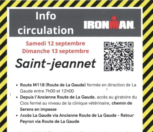 INFO CIRCULATION – SAINT-JEANNET