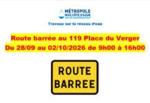 Travaux – Place du Verger