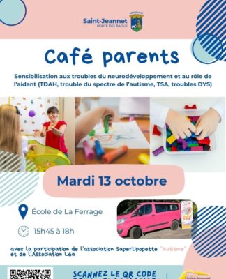 Café parents – Sensibilisation aux troubles du neurodéveloppement