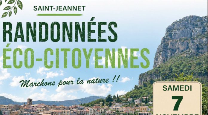 🌿🥾 RANDONNÉE ÉCO-CITOYENNE À SAINT-JEANNET ! 🥾🌿