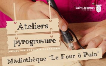 Ateliers pyrogravure à la médiathèque