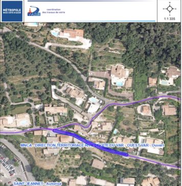Avis de travaux : Promenade de Sainte-Pétronille à Saint-Jeannet